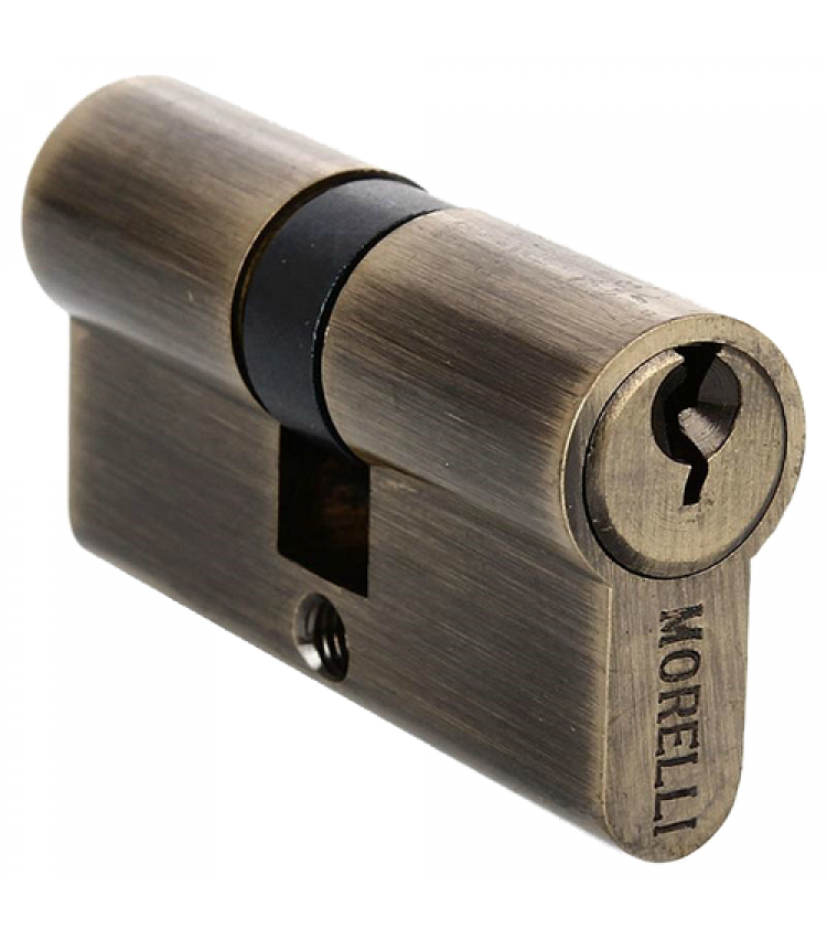 Ключевой цилиндр Morelli ключ/ключ (60 мм) 60C AB Цвет - Античная бронза