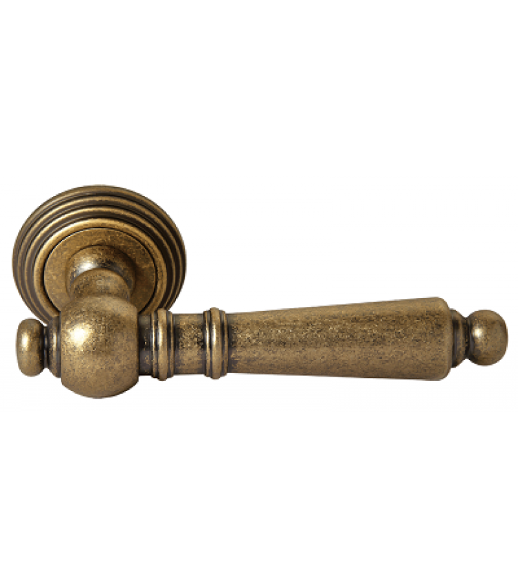 Дверные ручки RUCETTI RAP-CLASSIC-L 8 OMB Цвет - старая античная бронза