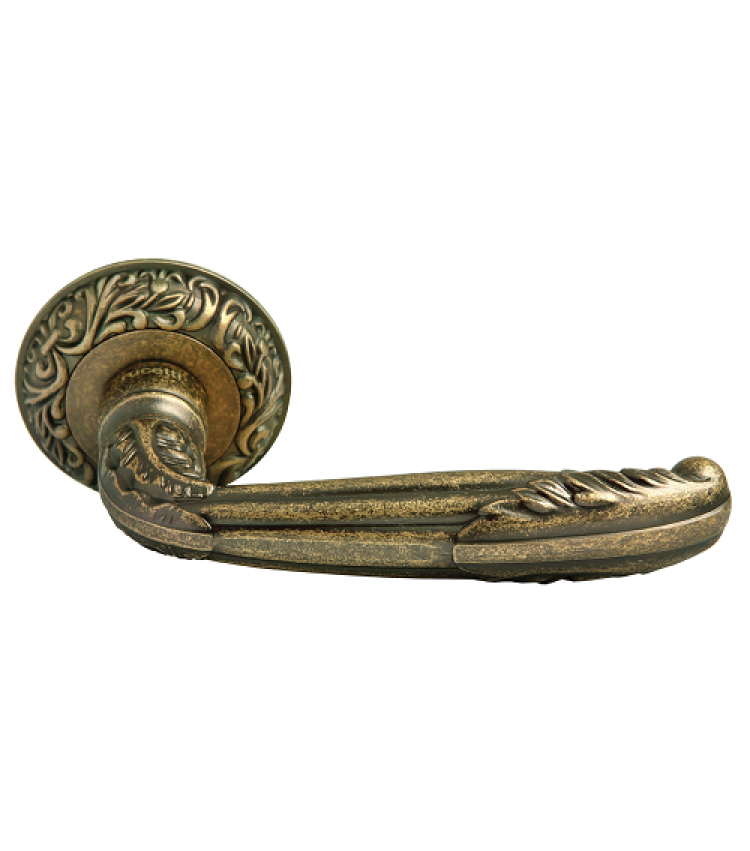 Дверные ручки RUCETTI RAP-CLASSIC 2 OMB Цвет - старая античная бронза