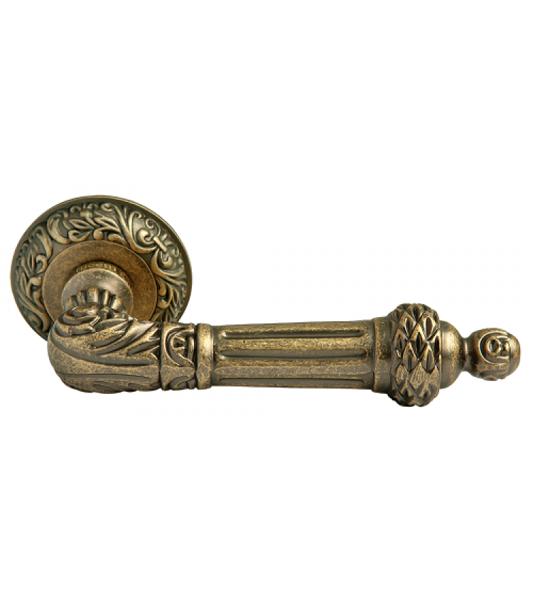 Дверные ручки RUCETTI RAP-CLASSIC 3 OMB Цвет - старая античная бронза