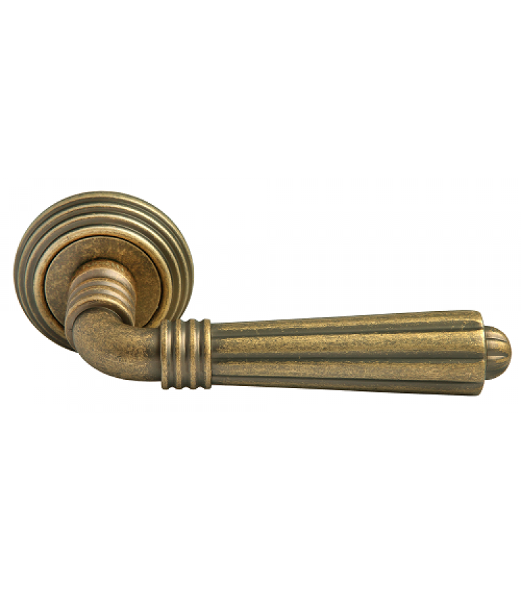 Дверные ручки RUCETTI RAP-CLASSIC-L 5 OMB Цвет - старая античная бронза